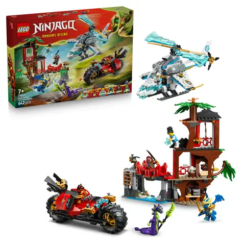 LEGO Ninjago 71857 Véhicule Ninja Maison dans les arbres Pack de combat de 642