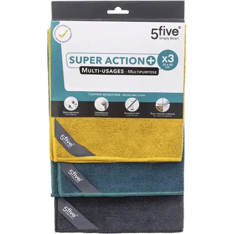 Set van 3 Multifunctionele Microvezeldoeken 30x40 cm