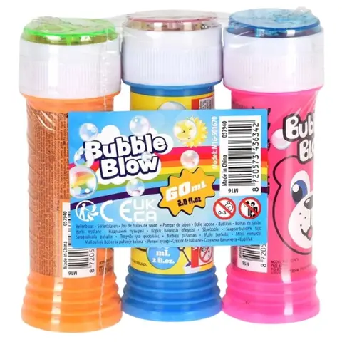 Bellenblaas 60 ml - Set van 3