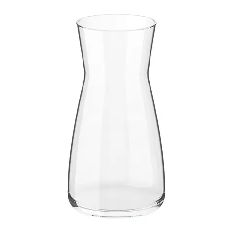 1pc 20cm Clear Glass Vase, Transparent Tulip Holder for Table Centerpieces, Living Room, Bedroom, Wedding Decor