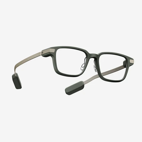 Even Realities - Even G2 B Grün (Rechteckige Fassung) - Alltagsgläser für die Display-Brille, Kamerafrei, Datenschutz vorne, 2 Tage Akkulaufzeit, Starke Funktionen, um Ihre Sicht zu verbessern und Ihren Tag zu bereichern (Conversate | Übersetzen｜Teleprompt｜Even AI | Gesundheit | Navigation｜Dashboard｜Benachrichtigung｜QuickList)