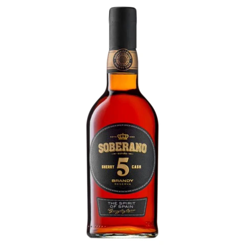 Soberano 5 Brandy Reserva 70cl (Abv 36%)