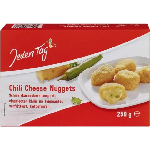 Jeden Tag Chili Cheese Nuggets 250 g