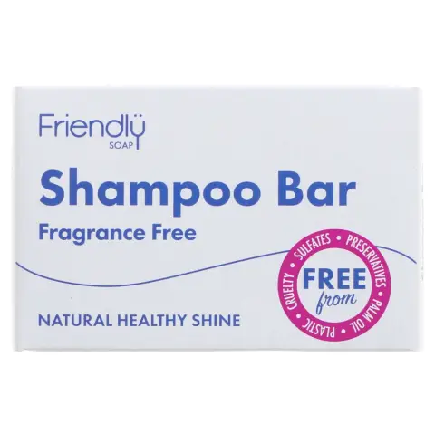 Friendly Soap Shampoo Bar Fragrance Free