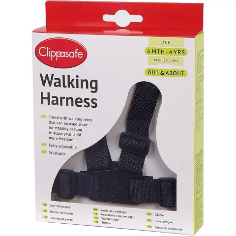 Clippasafe Walking Baby Harness with Reins Navy
