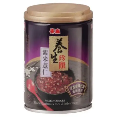 Tai Sunts Mixed Congee Black Glutinous 泰山紫米薏仁八宝粥