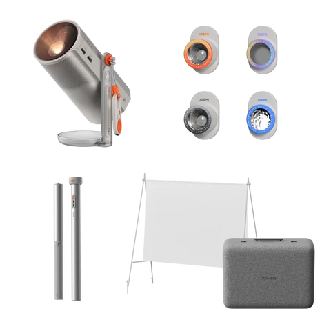 XGIMI MoGo 4 Tragbarer Projektor, Full HD 1080p, Google TV, 450 ISO Lumen, Harman Kardon Audio, 2,5 Stunden Akku + EA SPORTS FC 26 Spielcode, Match Night EU Edition