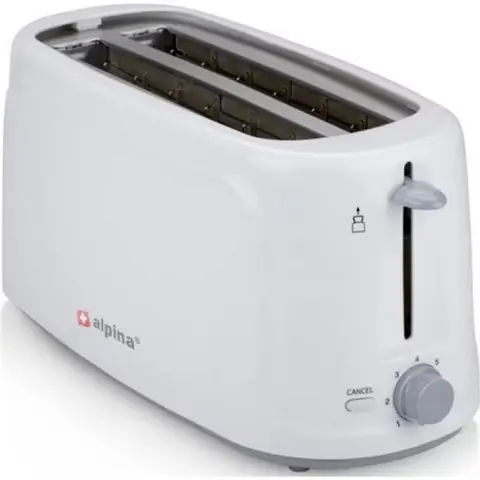 Alpina - Toaster Weiß 1250-1450W