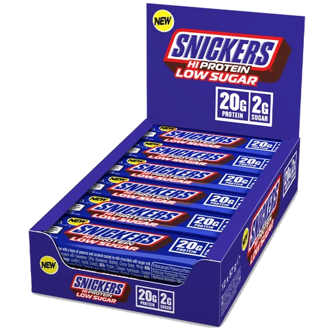 Body&Fit Snickers HiProtein Faible Teneur en Sucre Chocolat au Lait