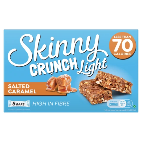 Skinny Crunch Light Salted Caramel 5Pk 95G