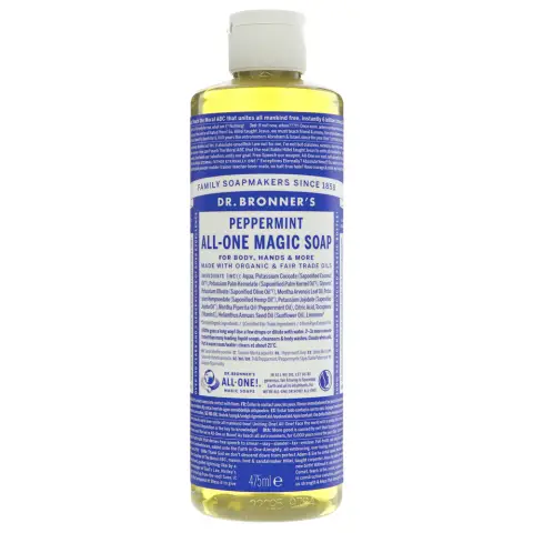 Dr Bronner's Peppermint AllInOne Magic Soap, 475ml