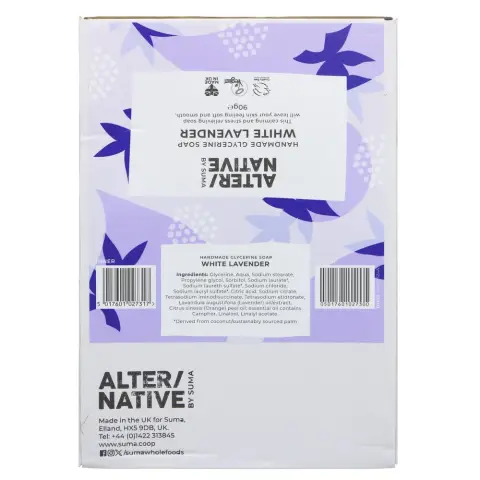 Alter/native By Suma Glycerine Soap - White Lav