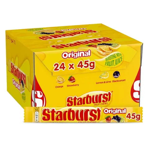 Starburst Original Fruity Chews 45g*24