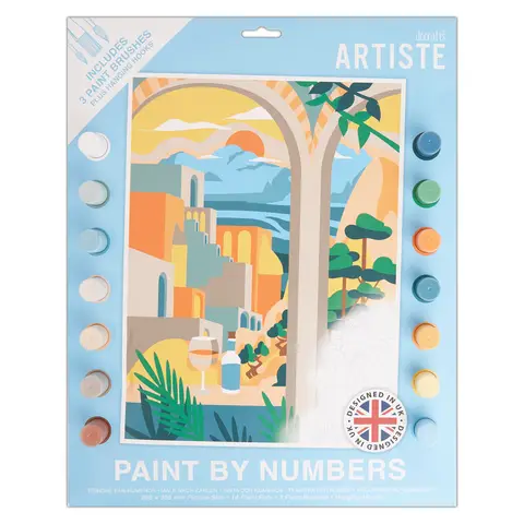 Artiste Large Paint By Numbers Aegean Sunset