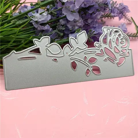 Rose Flower Metal Cutting Dies for Card Making Kit Embossing Paper Die Cuts Scrapbook Machine Stencils Storage Pockets Supplies