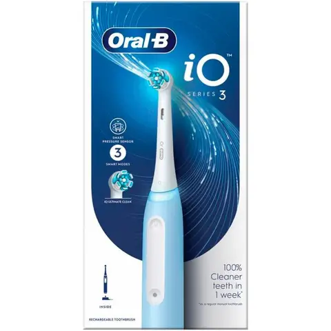 Oral-B IO Serie 3 ijsblauwe elektrische tandenborstel 1 stuk