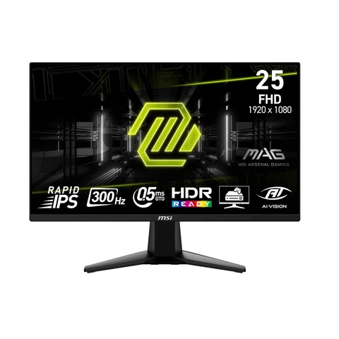 MSI MAG 255XF monitor 62,2 cm (24,5") 1920 x 1080 pixels Full HD - Zwart