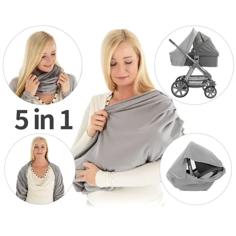 LaLoona Nursing Scarf - Grey / New for DE