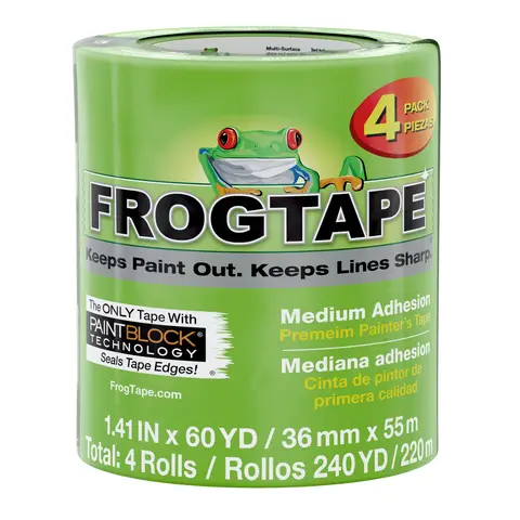 Frog Tape Multi-Surface Painters Masking Tape 36mm x 55m (4 Pack)