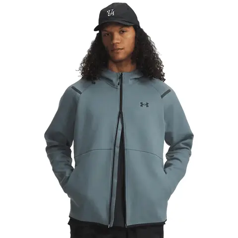 Under Armour Unstoppable Fleece Men's Full-Zip - Jasper Blue