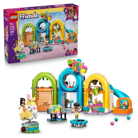 LEGO Friends Centre de Jeu d'Intérieur 42686 Ensemble de Jouets de Construction avec Toboggan et Pataugeoire (623 Pièces)