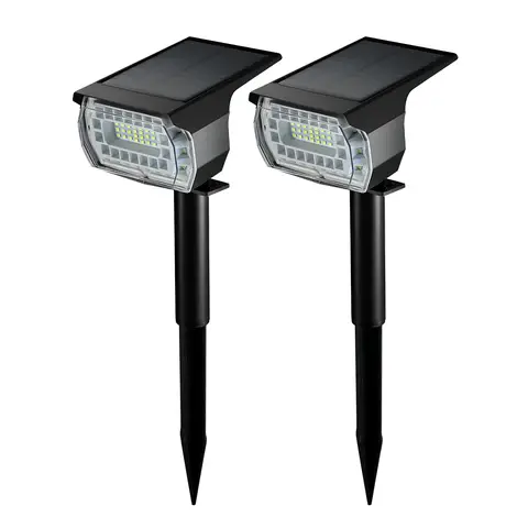 VIVREAL  57LED solar spotlight white light type 2-pack CPD-17, New Year Sale , Top gift picks