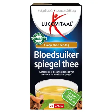 Lucovitaal Thee voor de bloedsuikerspiegel 20 zakjes