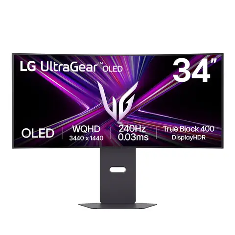 LG UltraGear 34GX900A-B 34 inch OLED WQHD, 240 Hz Gaming Monitor