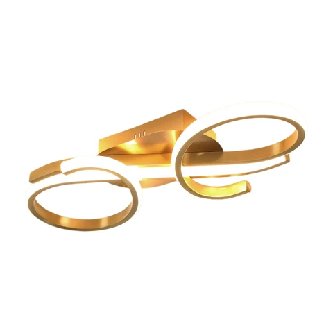 Goeco LED-Deckenleuchte 36W 3000K Warmweiß Acryl für Wohnzimmer Schlafzimmer Esszimmer Küche