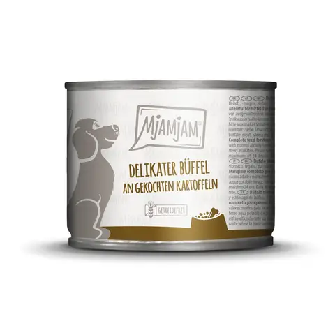 MjAMjAM Nourriture pour chien à la viande buffle et pommes de terre - 200 g