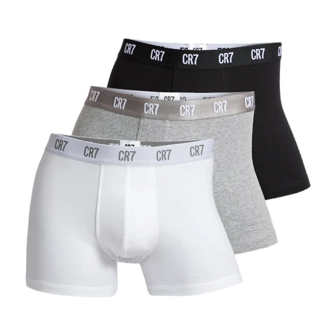 Cristiano Ronaldo CR7 Basic Trunk, 3er-Pack, Mehrfarbig, Größe M
