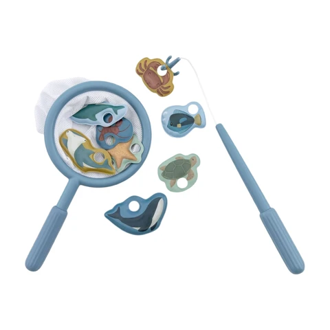 Little Dutch Visspel - Houten, 23 x 5,5 x 17 cm