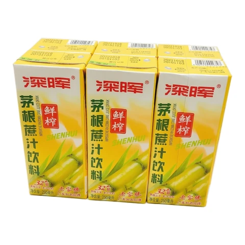【durstlöschend】Shenhui Queckengras- und Zuckerrohrgetränk 250 ml x 6