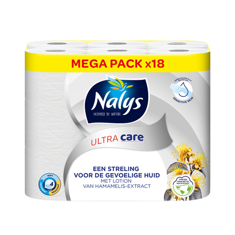 Nalys Ultra Care 4-laags 18 rol toiletpapier