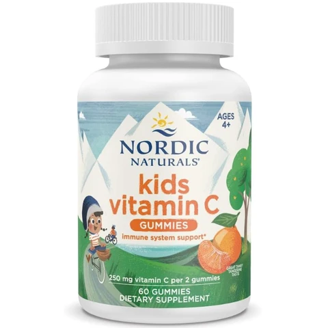 Nordic Naturals Vitamin C Immune for Kids Tangy Tangerine Gummies - 60 Gummies