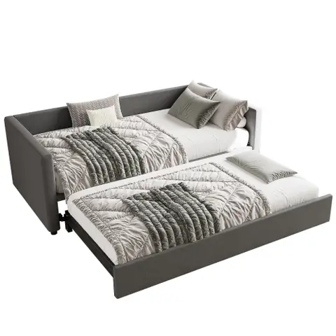 Upholstered bed, 3FT single bed 90x190cm  youth bed