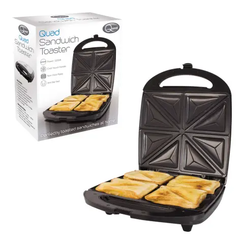 Quest 4 Portion Sandwich Toaster - Stain