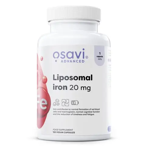 Osavi Liposomal Iron, 20mg - 120 vegan Capsules