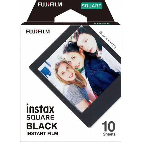 instax SQUARE Film BLACK FRAME