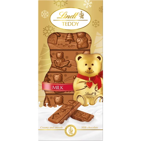Lindt Christmas Teddy Bar 120g
