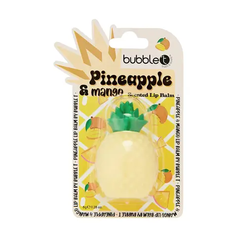 Bubble T Pineapple & Mango Lip Balm 8g