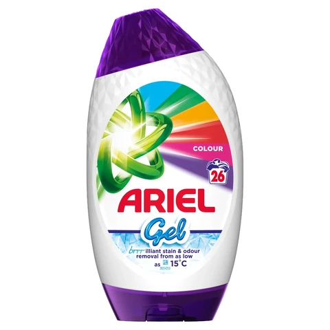 Ariel Liquid Detergent Gel, Colour, 26 Washes, 858ml