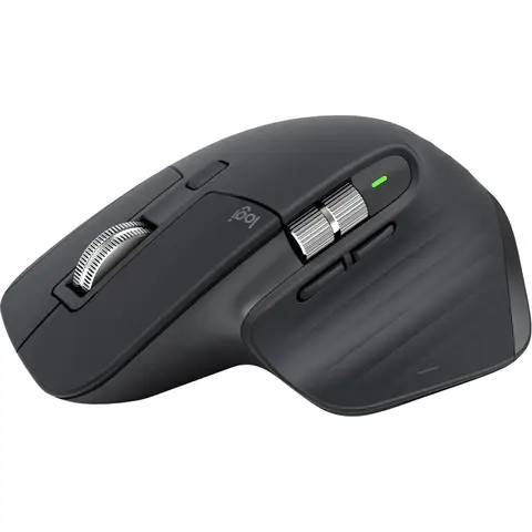 Logitech Mouse MX Master 3S - ergonomic Black MX Mouse