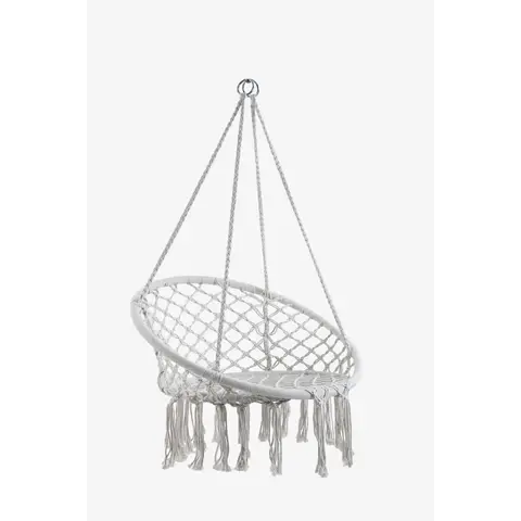 Garden furniture poly-cotton rope hammock chair