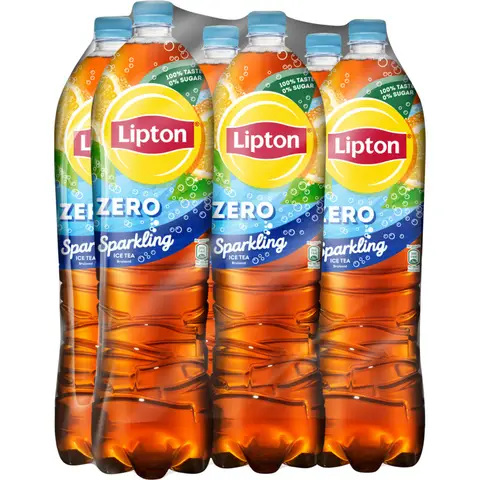 Lipton Sparkling Iced Tea Original - 6 x 1.5 L