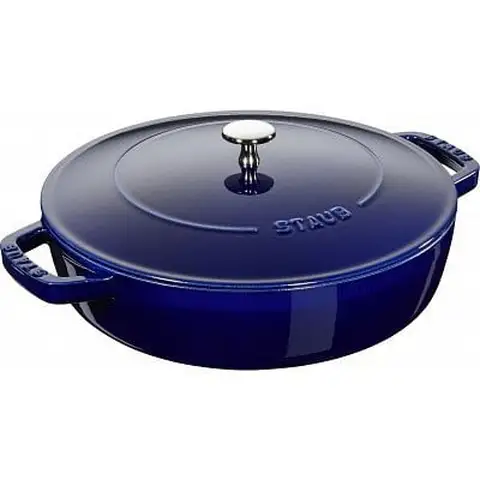 Staub Chistera plat à rôter 28 cm - bleu foncé