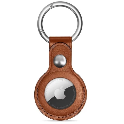 Tech-Protect NaturalFit Hülle für Apple AirTag 1/2 - Braun