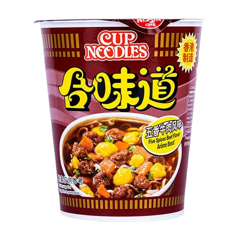 NISSIN Nouilles instantanées saveur bœuf aux cinq épices - 69 g
