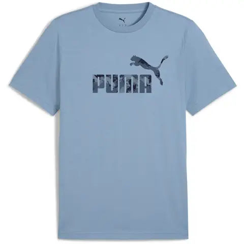 Puma Essentials Camo Tee - Cool Blue