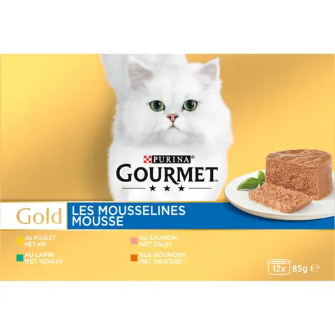 Gourmet Gold Mousse Kalkoen Multipack